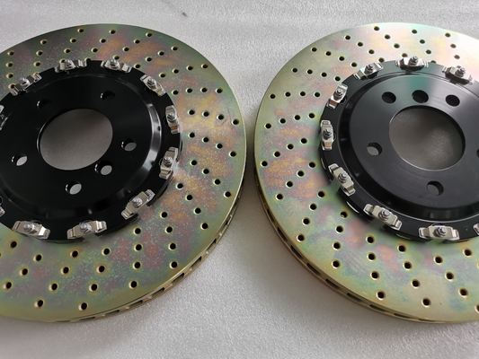 Grey Car Parts Brake Discs 370*36mm Full Floating Bell For Honda Ur-V
